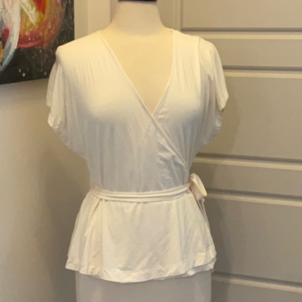 Banana Republic Wrap Knit Top NWOT